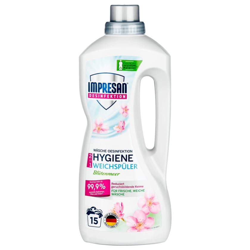 Impresan Hygiene-Weichspüler Blütenmeer 1,25l, 15WL